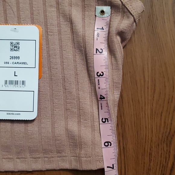 Knit Ribbed Crop Top in Caramel- KikiRiki NWT! - Picture 8 of 11